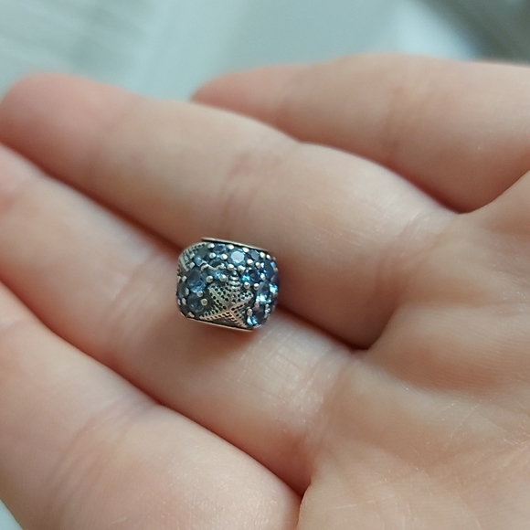 925 Sterling Silver Ocean Charm - Picture 4 of 7